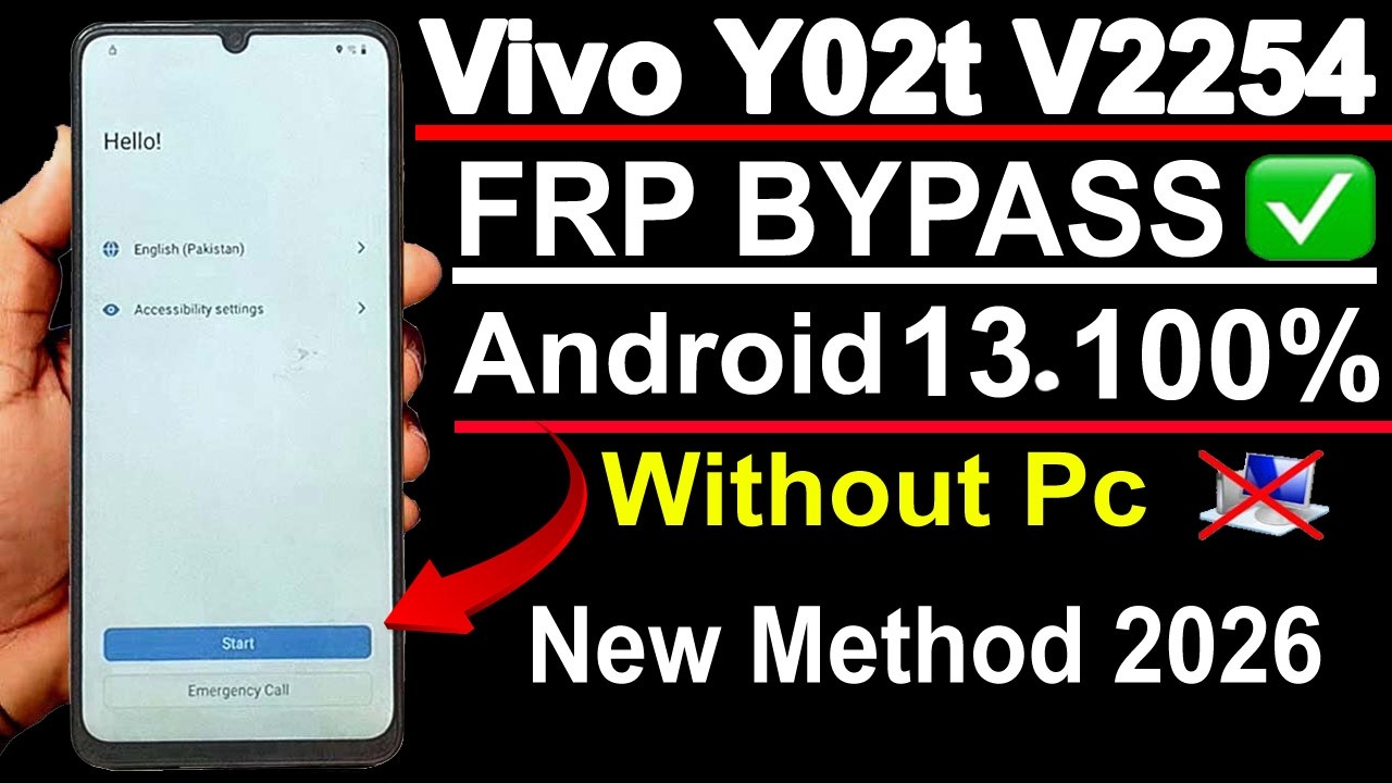 BYPASS FRP Vivo Y02t Android 13 | Vivo Y02t V2254 Frp Bypass | Without Pc Share Article Not Working