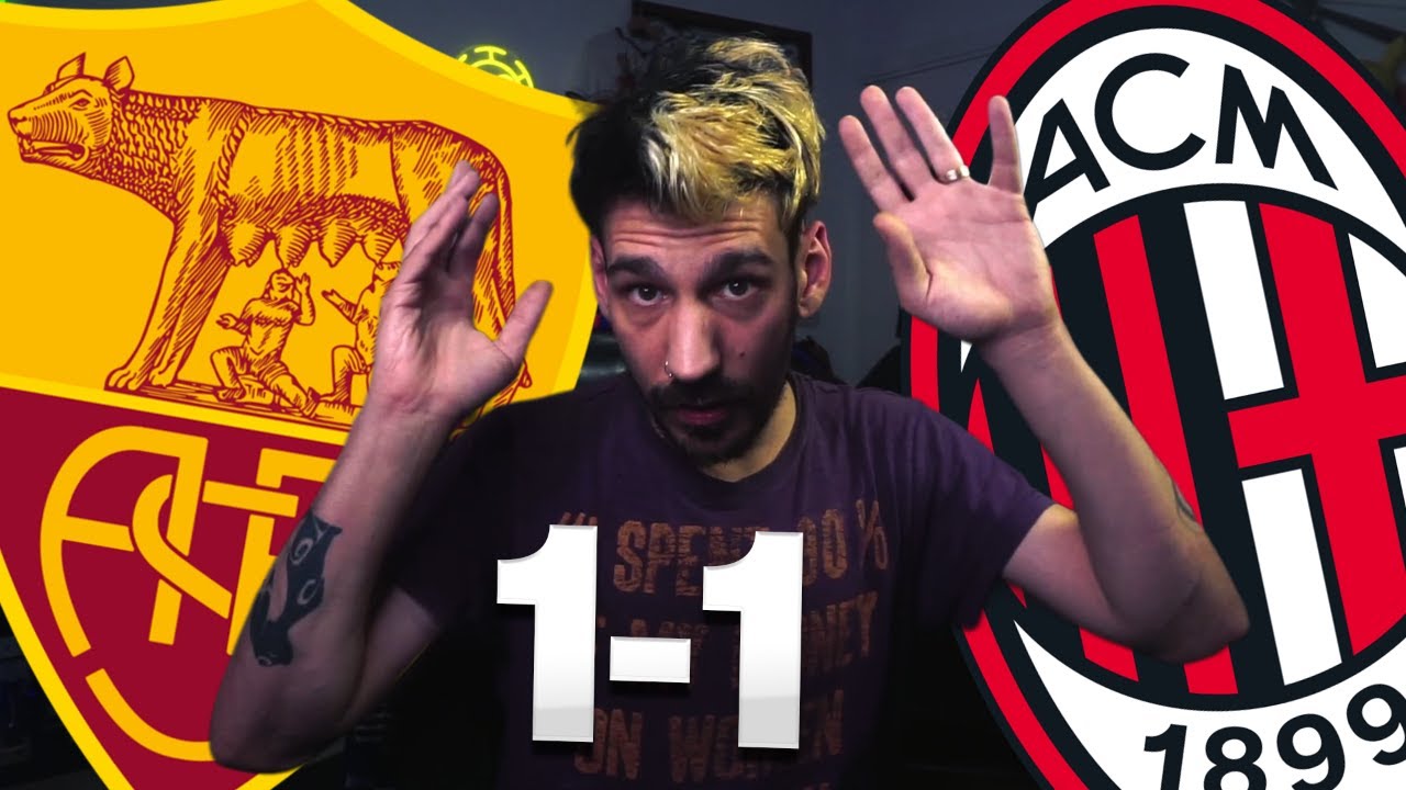 VA BENE IL PAREGGIO ROMA-MILAN 1-1