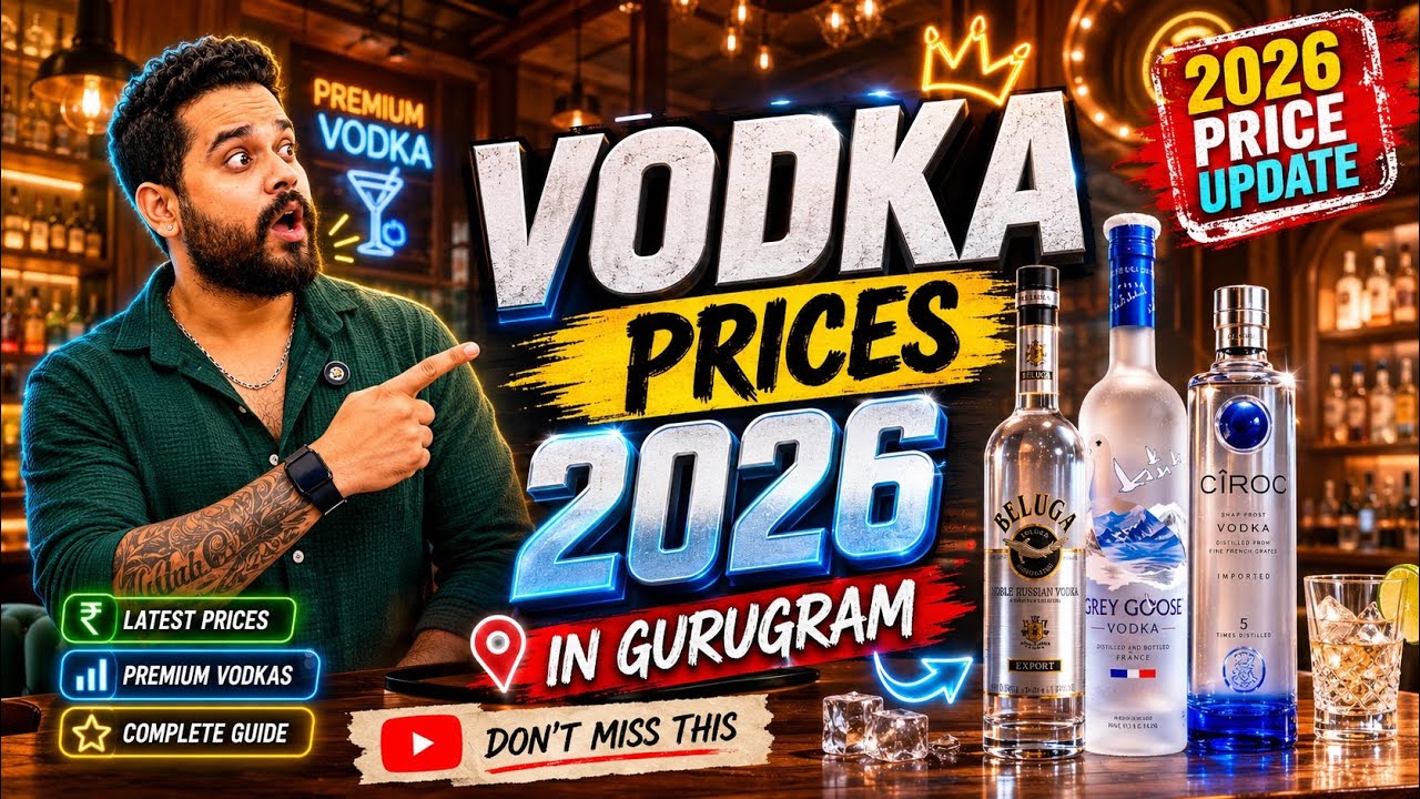 🍸 Alcohol Lovers Must Watch! 😱 | Gurugram Vodka Prices 2026