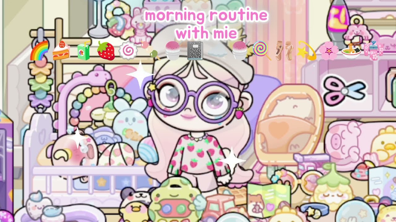 morning routine with mie ( baby )🍧🍼🍥