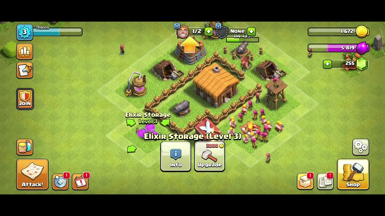 Day 3_Level 2-COC (Clash of clan) Loot🤑-Purchase🚀