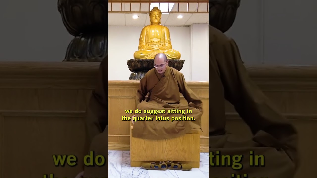 4 ways to meditate like a monk #mentalhealth #losangeles #shorts ​@hsilaitemple