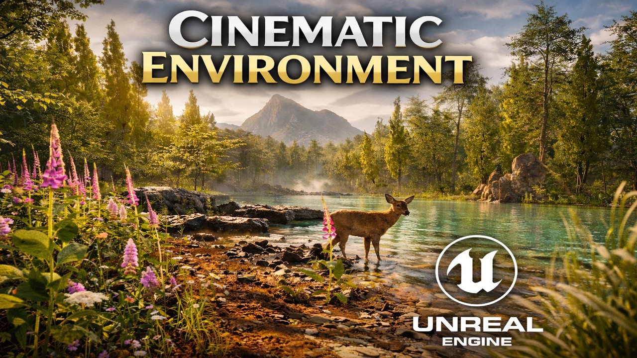 Peaceful Cinematic Environment Scene 🌿 | Unreal Engine 5