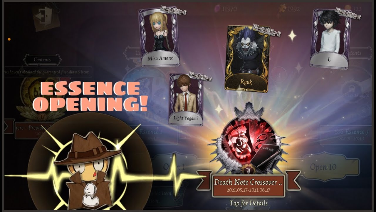 Identity V | Death Note Crossover Essence Opening!