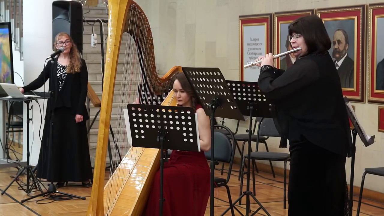 Клод Дебюсси - Девушка с волосами цвета льна - арфа флейта