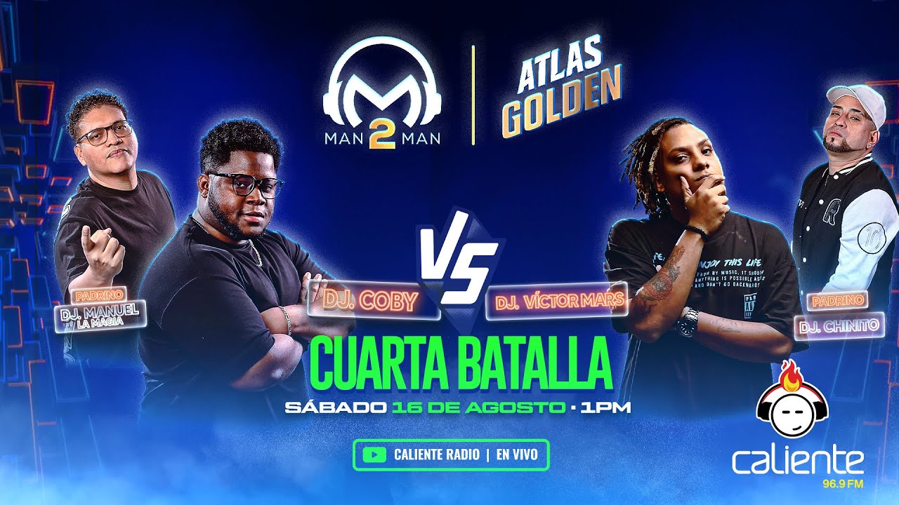 Man to Man 360 - Atlas Golden | Cuarta Batalla  | DJ Coby vs DJ Vicor Mars