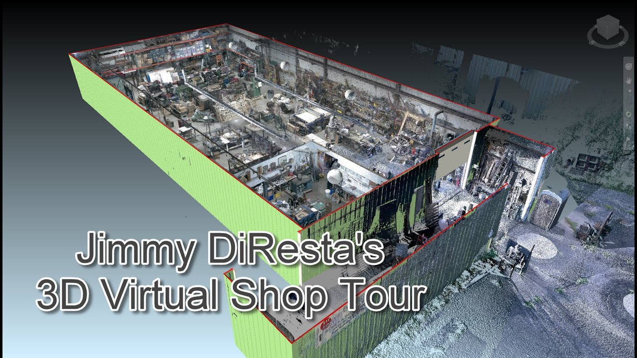 Jimmy DiResta's Main Shop - 3D Scan Tour