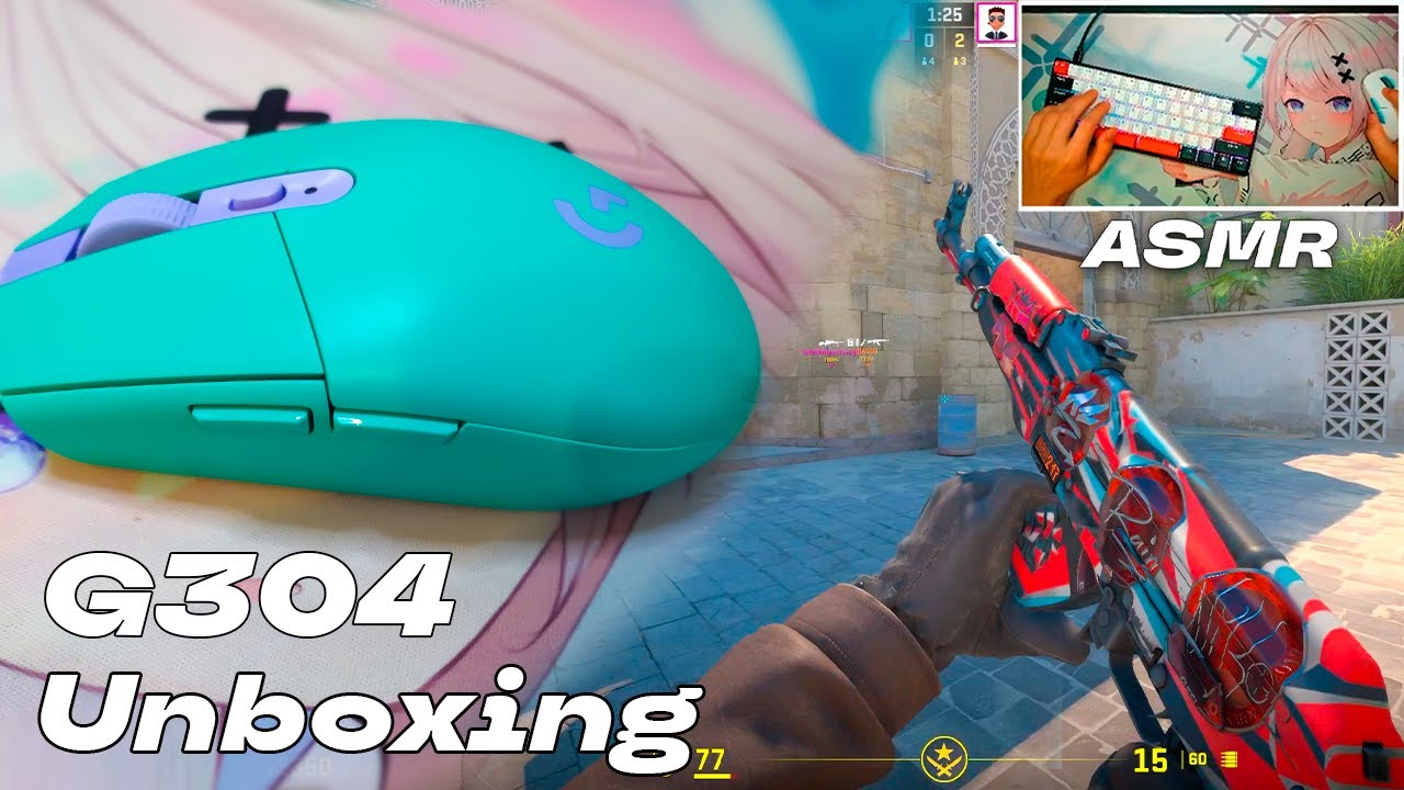 Logitech G304/305 Mouse Unboxing & Satisfying CS2 Keyboard ASMR w/Handcam 😍 (No Talking)