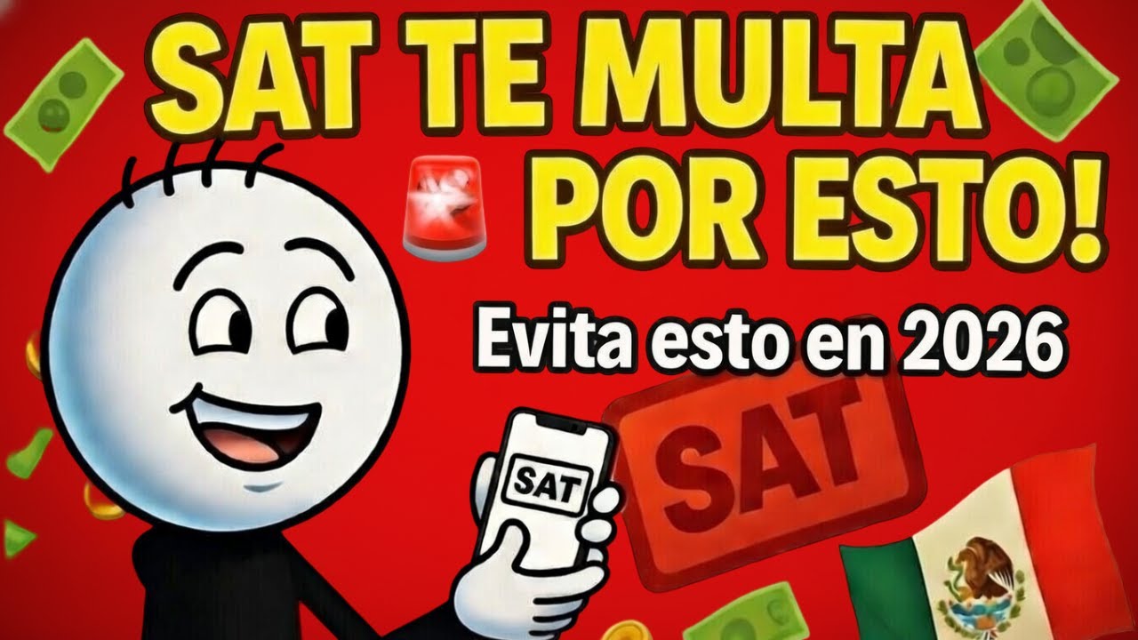 🚨 ¡CUIDADO! El SAT está MULTANDO estas transferencias en 2026