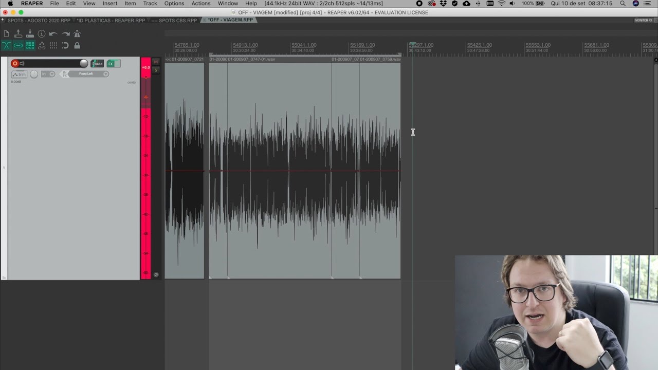Preset no Reaper para Locução
