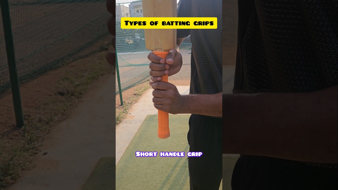 Types of Bat Holding Styles:Short Handle, Long Handle & Neutral Grip#Cricket#batting #thrivecricket