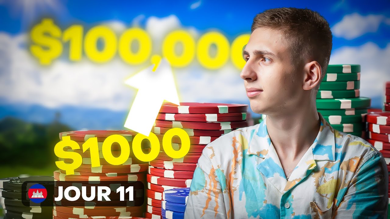 POT à $2000 wtff (50% de la bankroll...) JOUR 11 - Challenge $1000 to $100,000