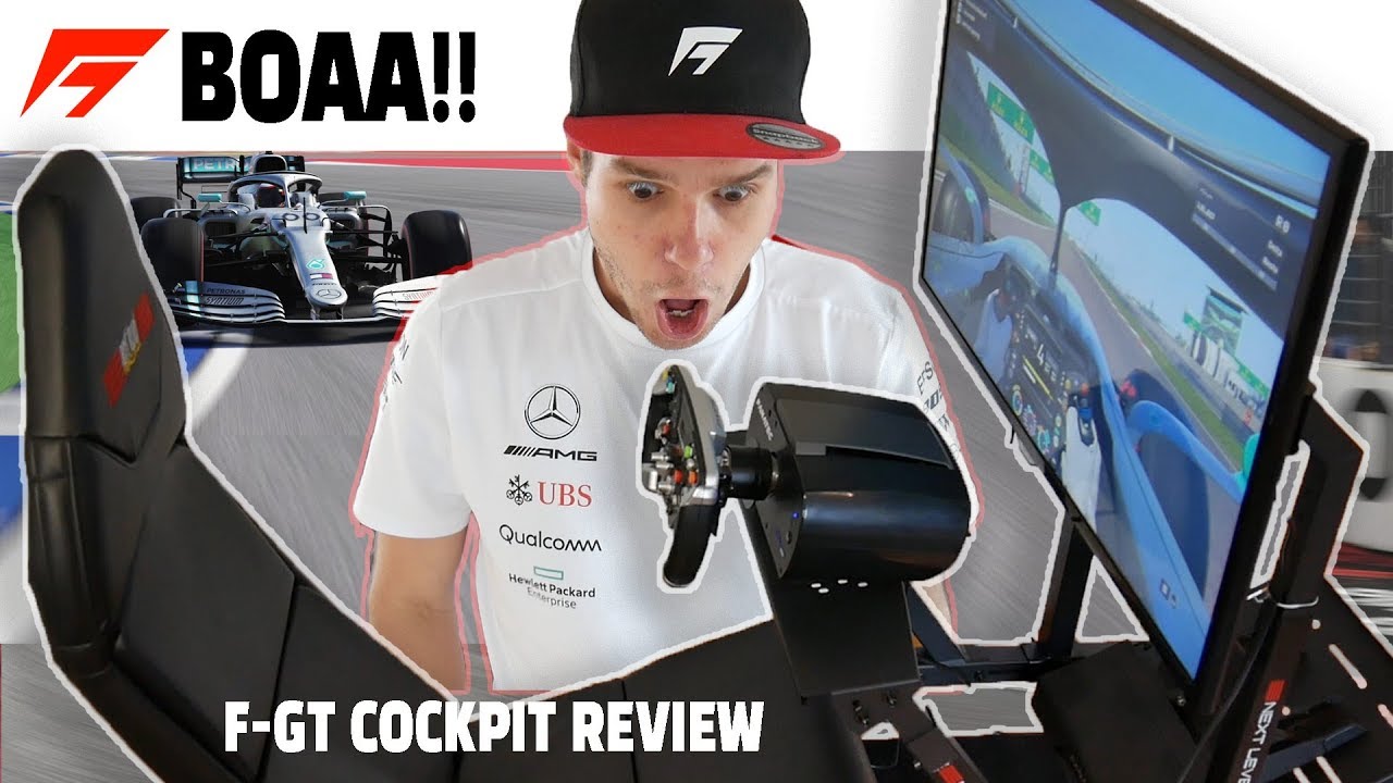 BEST BEGINNER F1 SIM RACING SEAT!? F-GT Cockpit REVIEW | English