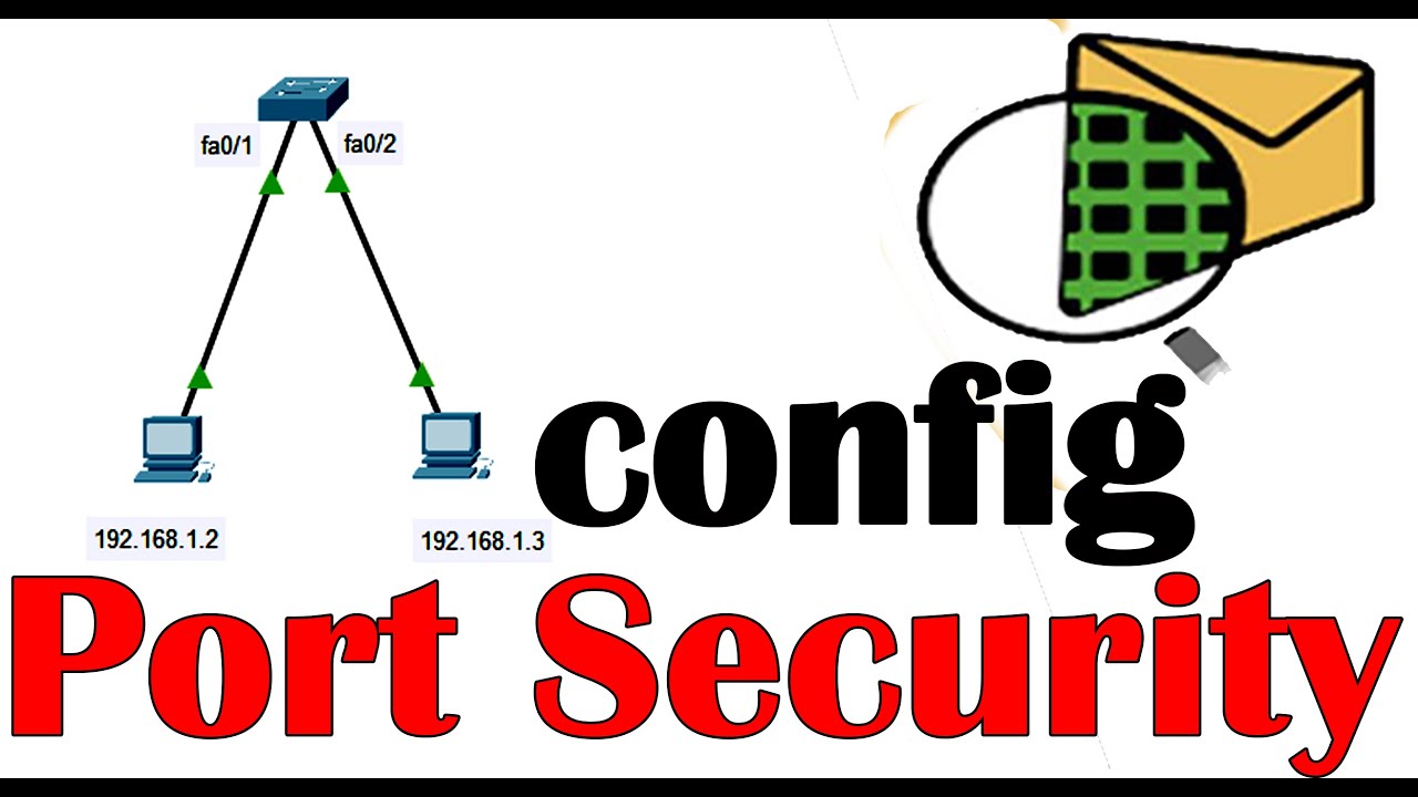 port security violation sticky shutdown _port securityشرح _ port security configuration شرح