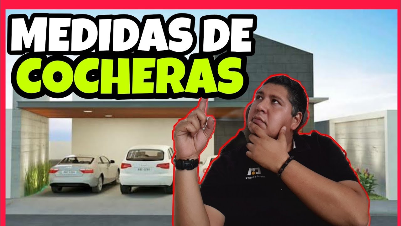 MEDIDAS de una COCHERA en casa para 2 COCHES