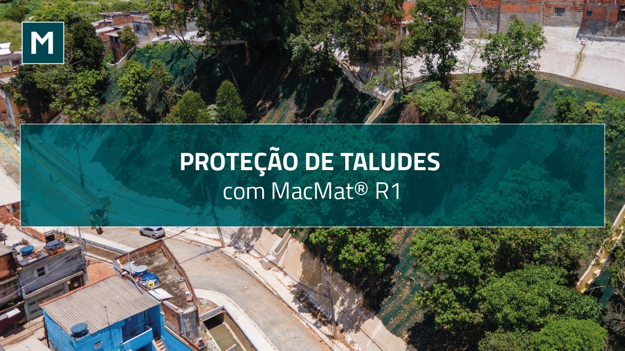 Proteção de Taludes com MacMat® R1Jardim Hebrom São Paulo, SP | Brasil