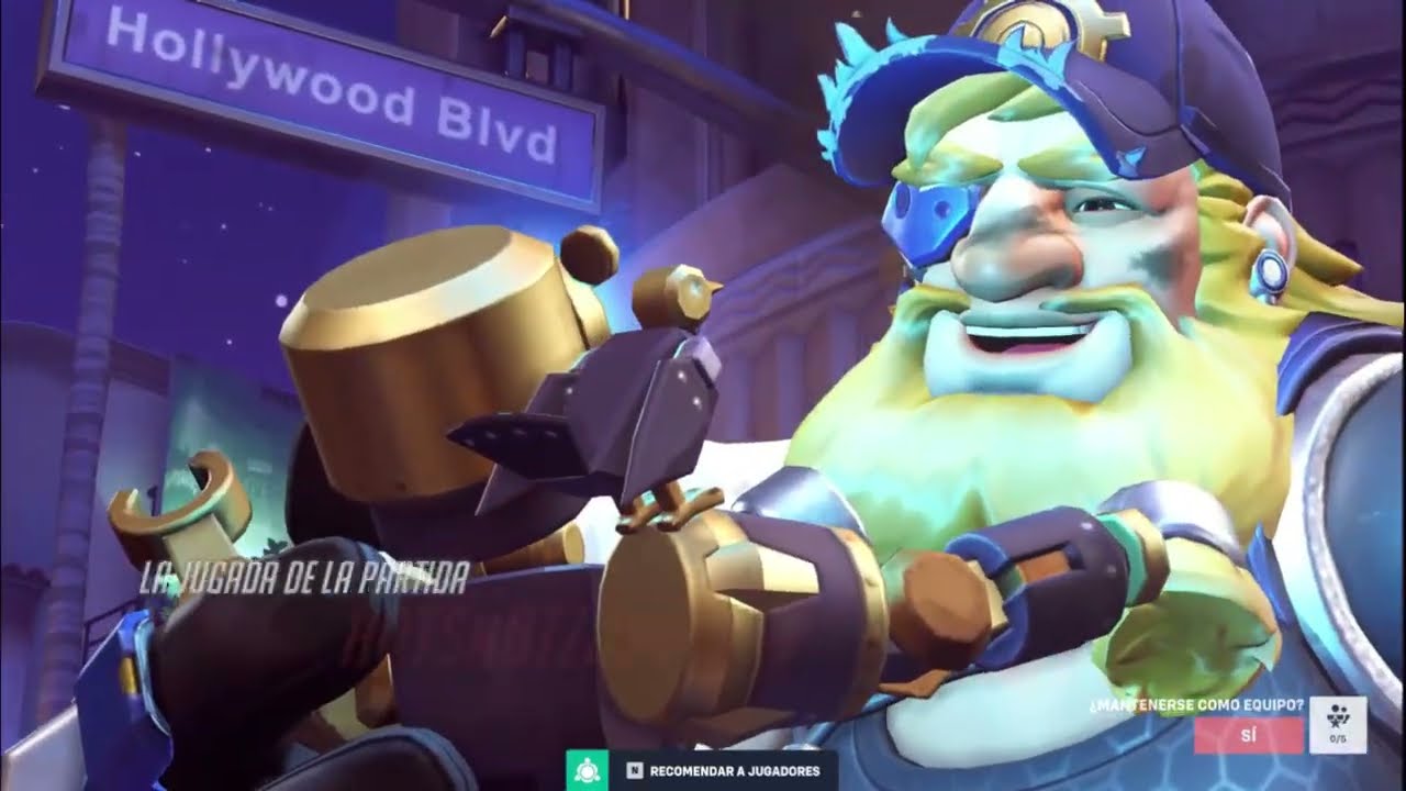 Overwatch 2  TEMPORADA 20  HOLLYWOOD  ESCOLTA  5v5 PARTIDA RÁPIDA  #01