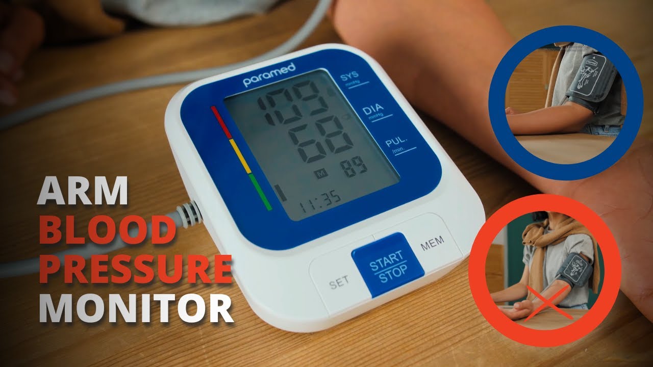 How to use automatic blood pressure machine by Paramed: settings and rules