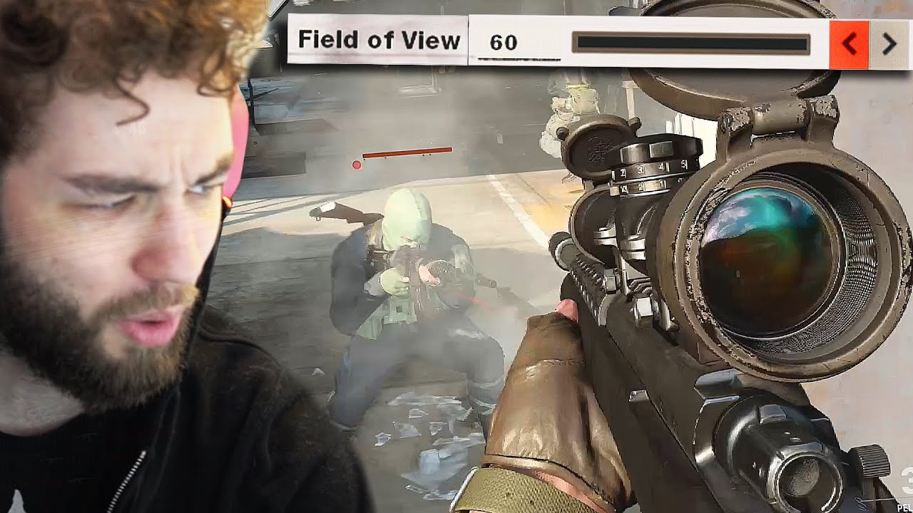 I lowered my FOV in hopes of getting more frames on BLACK OPS COLD WAR