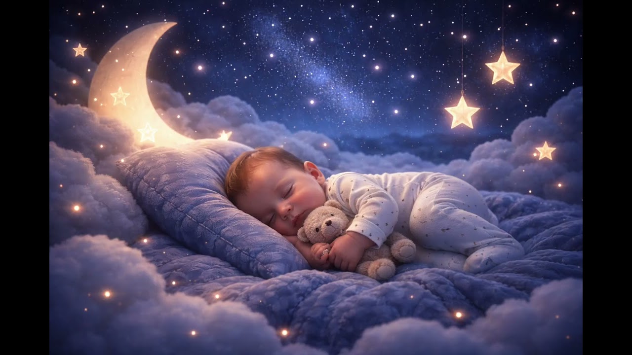 Baby Sleep Instantly 😴 2 Hours Calming Night Sounds & Soft Lullaby