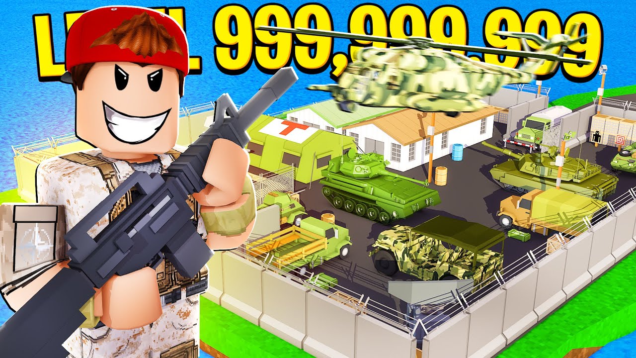 Ich BAUE eine 999.999.999 MILIT&Auml;R-BASIS in Roblox!