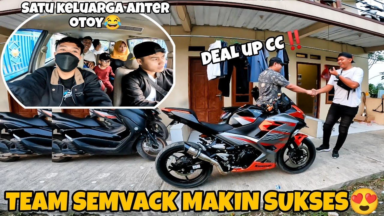 ANTER OTOY BELI MOTOR BARU || TEAM SEMVACK SUKSES DIYOUTUBE‼️