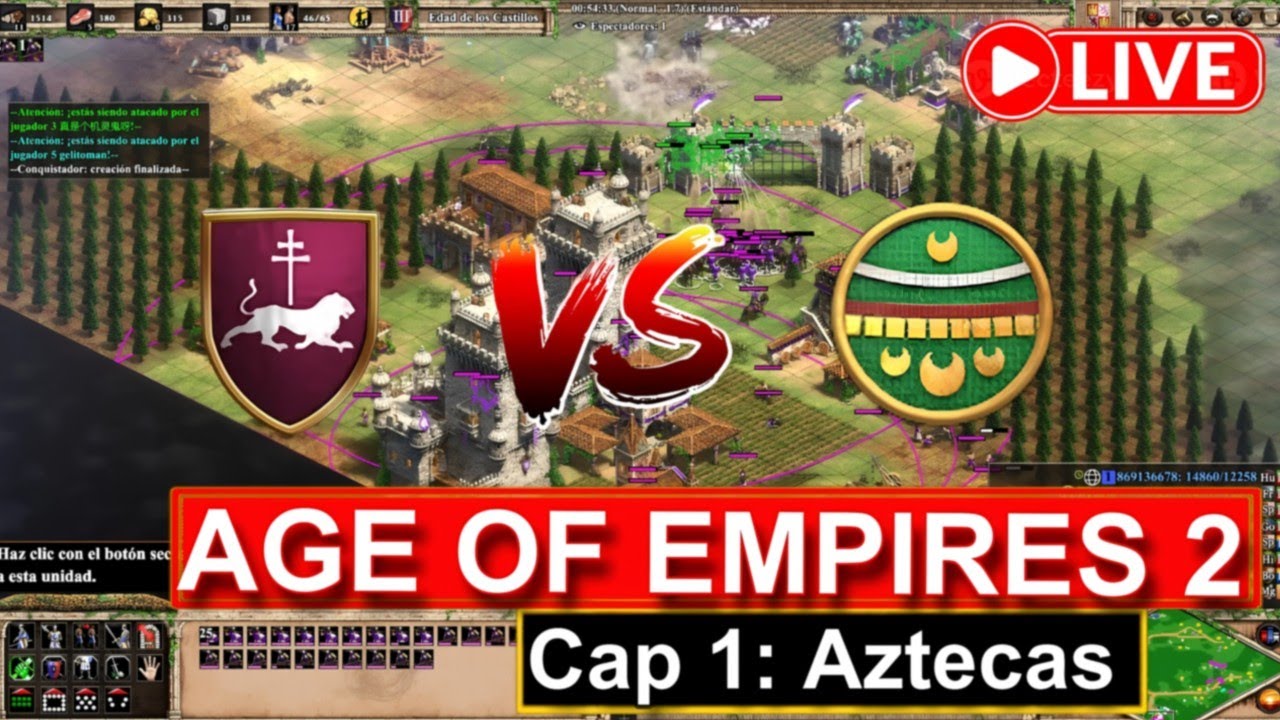 Age of Empire 2 En Vivo: Armenios VS Aztecas Cap 1