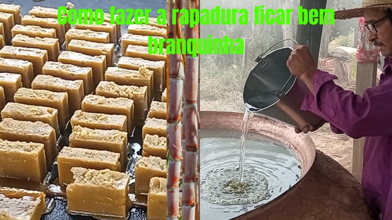 como fazer #rapadura ficar bem #clarinha EU REVELO NO VÍDEO