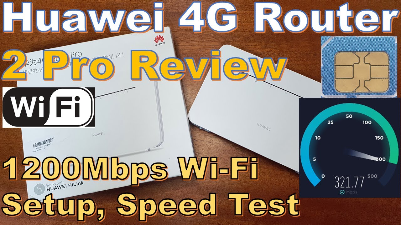 Обзор роутера Huawei 4G Router 2 Pro 3 Wi-Fi 1200 Мбит/с B316-855