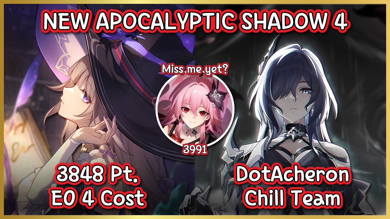 Double Emanator in 2025? | NEW Apocalyptic Shadow 4 E0 Herta & E0 Acheron Ft. E6 Evernight run