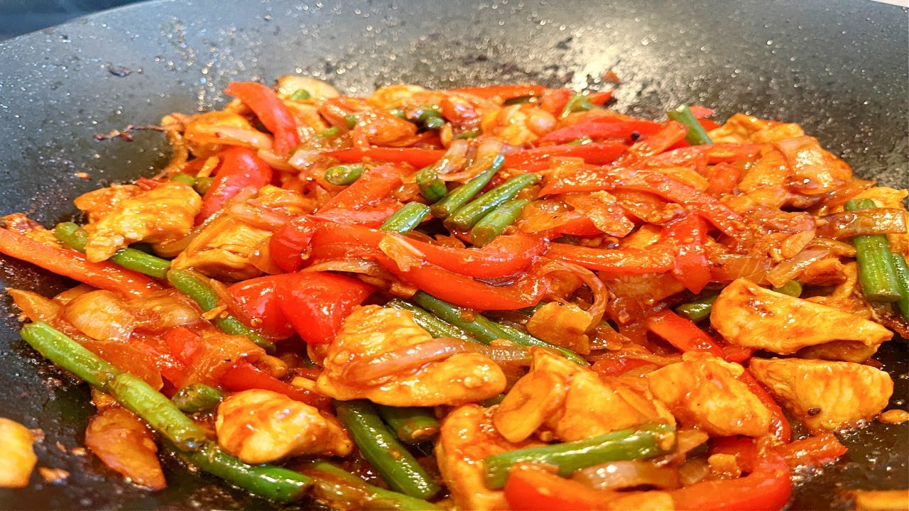 Homemade Spicy Chicken Stir Fry
