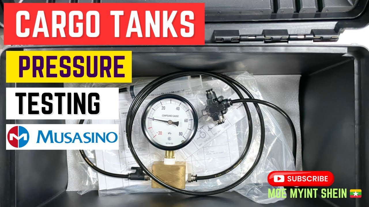 [MUSASINO] Cargo Tank Pressure Testing | MOE MYiNT SHEiN | Technical Vlog : 047