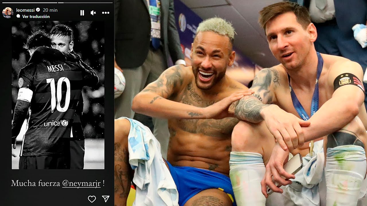 EL GESTO DE MESSI PARA SU AMIGO NEYMAR