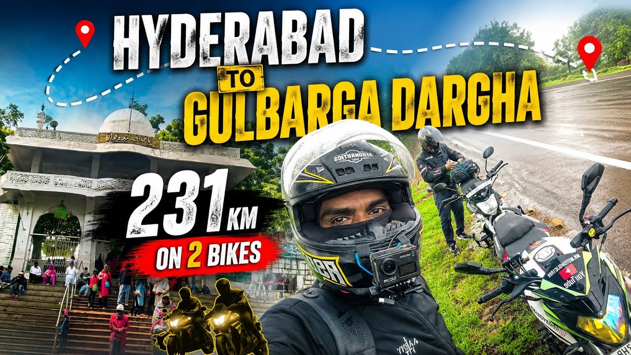 HYDERABAD TO GULBARGA // BY ROAD ON BIKE #motorbikeride #motorbikerider #bikerider