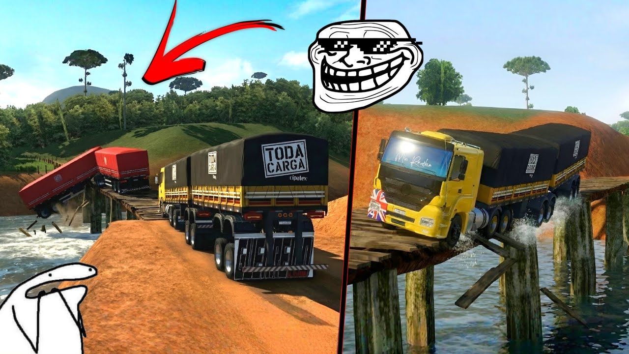 Fiz o Pior COMBOIO com o Rodrigão no Global Truck Online 😂😂