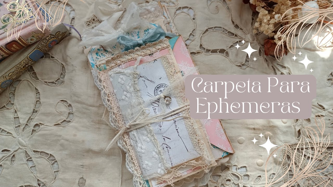 🦋 TUTORIAL CARPETA TRÍPTICO PARA EPHEMERAS🦋
