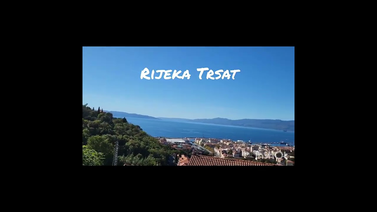 Schönste Stadt Kroatiens Rijeka - Rijeka Trsat Spaziergang 4k