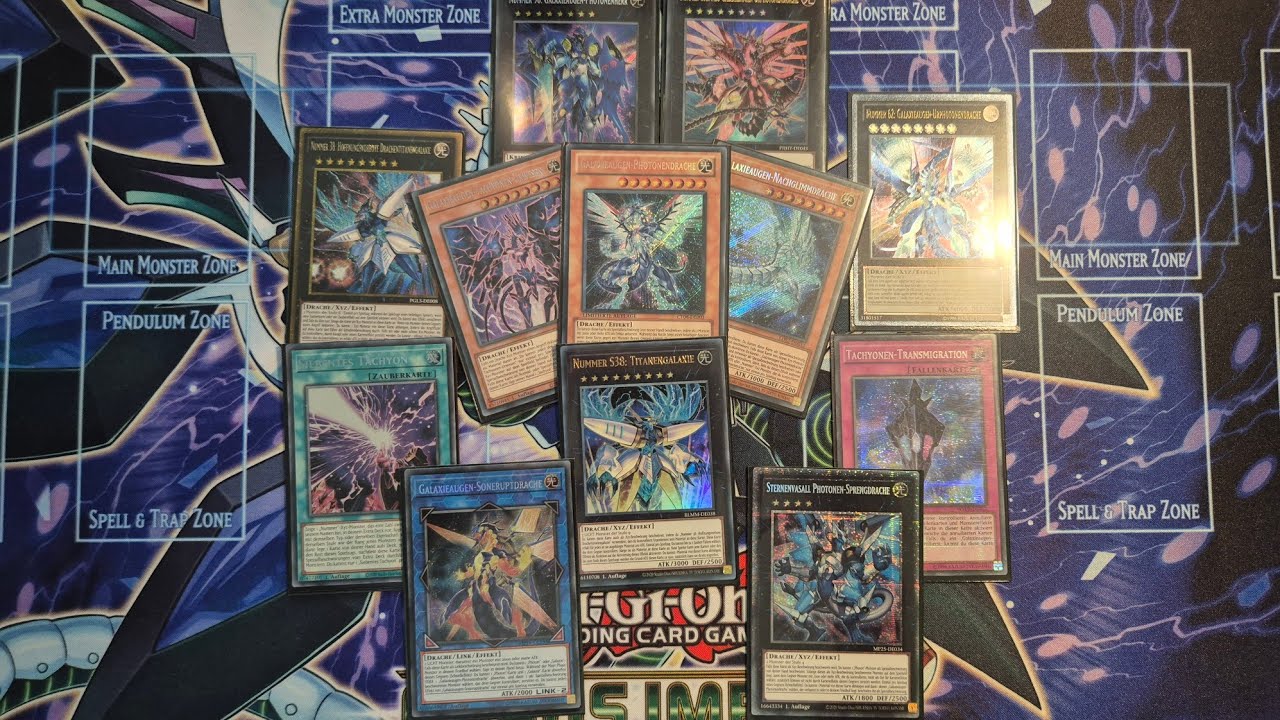 Yugioh Galaxy eyes Deck 2025 + Combi