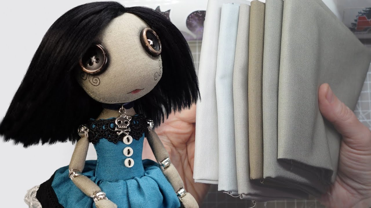 Skin fabrics for doll making - Finding the perfect shade