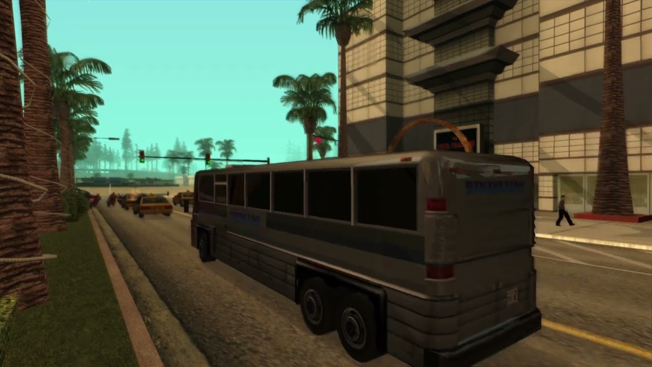 GTA San Andreas - 1 Hour of Ambience at 60 FPS - The Strip