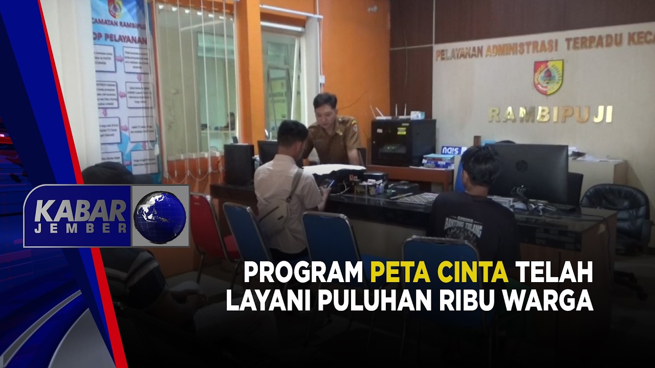 Program Peta Cinta Telah Layani Puluhan Ribu Warga | KABAR JEMBER