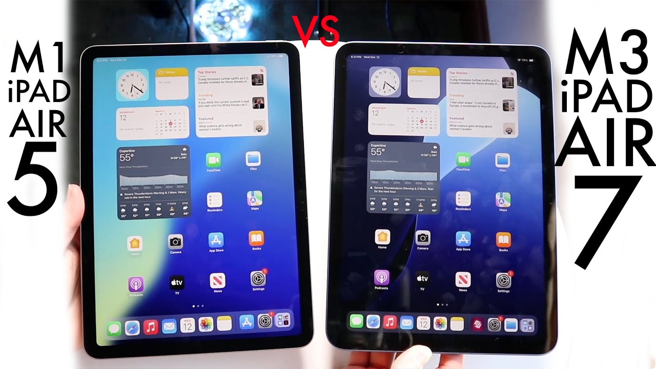 iPad Air 7 от M3 против iPad Air 5 от M1! (Сравнение) (Обзор)