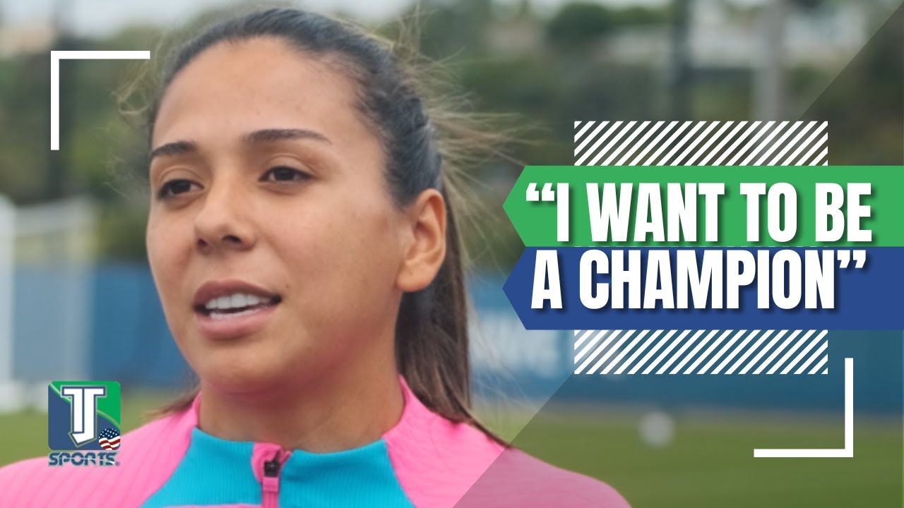 María Sánchez on JOINING the San Diego Wave: "I want to WIN, I want to be a CHAMPION"