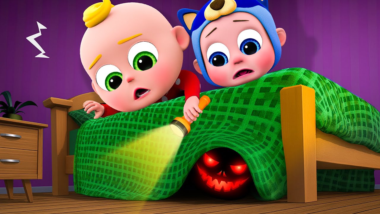 Monster unterm Bett | Ich hab Angst im Dunkeln | Lustiges Animationslied für Kinder | PO&PU
