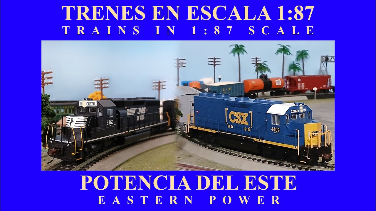 Trenes en escala 1:87 | Potencia del Este/ Trains In 1:87 Scale | Eastern Power