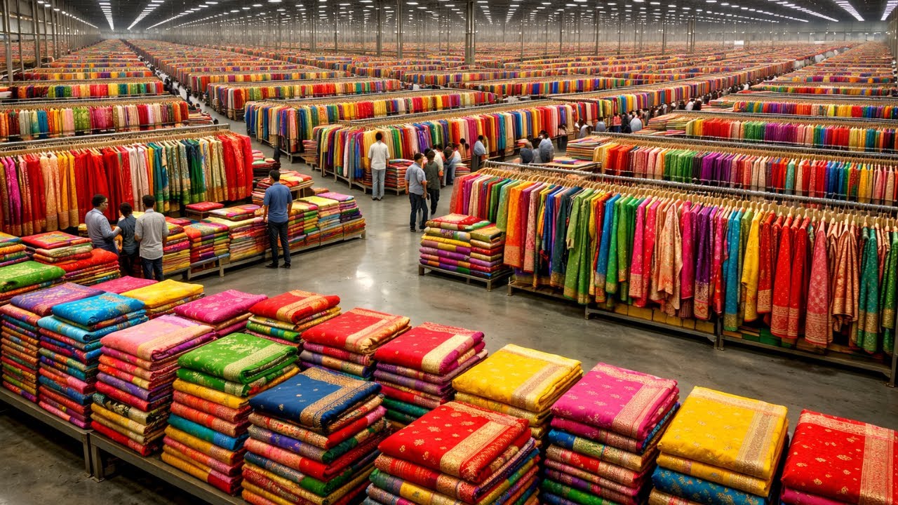 Surat Wholesale Saree Market |  Surat Saree | Saree Manufacturer In Surat | Cotton Saree Wholesale