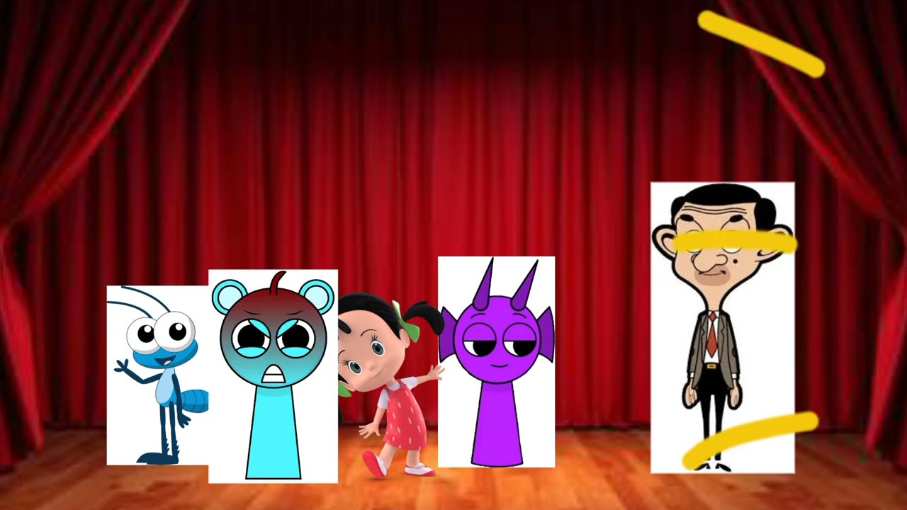 Turma do sprunki: O sky fez birra no teatro da escola ( Temporada 1 • Episódio 16 ) #teatro #sprunki