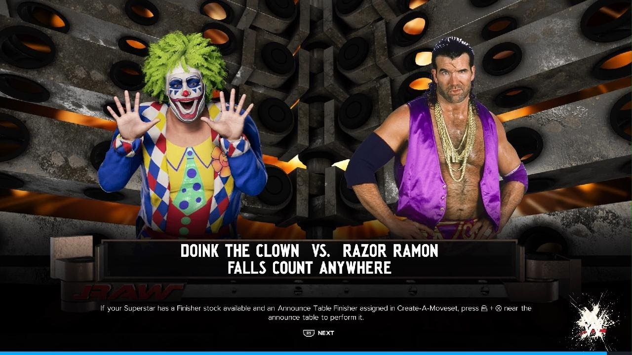WWE 2K24 Doink The Clown vs 