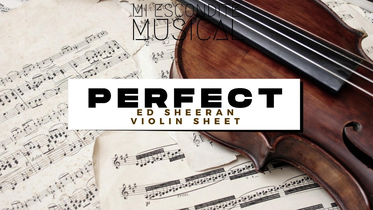 Perfect | Ed Sheeran | Violin Sheet #comotocar #violintutorial #miesconditemusical