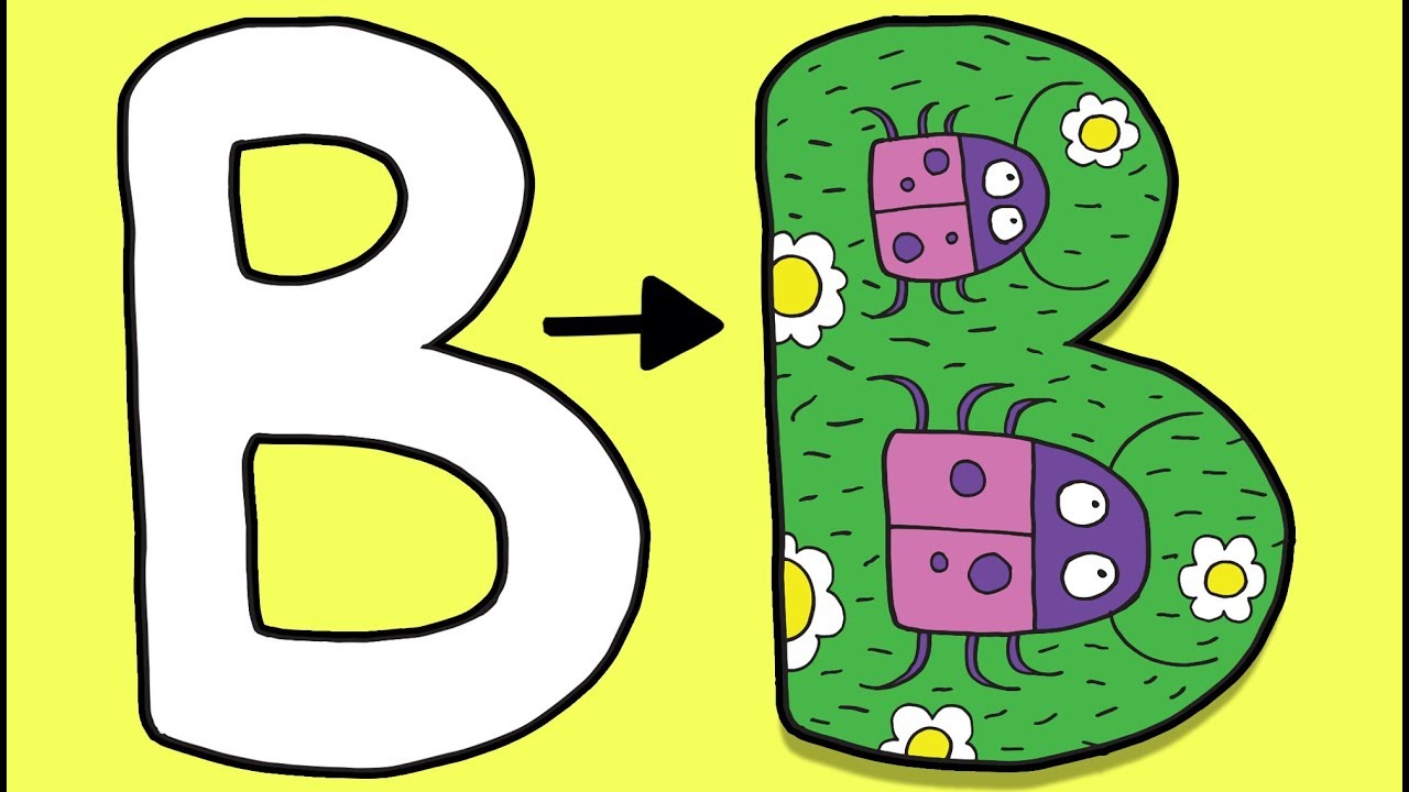 B for Beetles - Learn To Draw ABC | Øistein Kristiansen